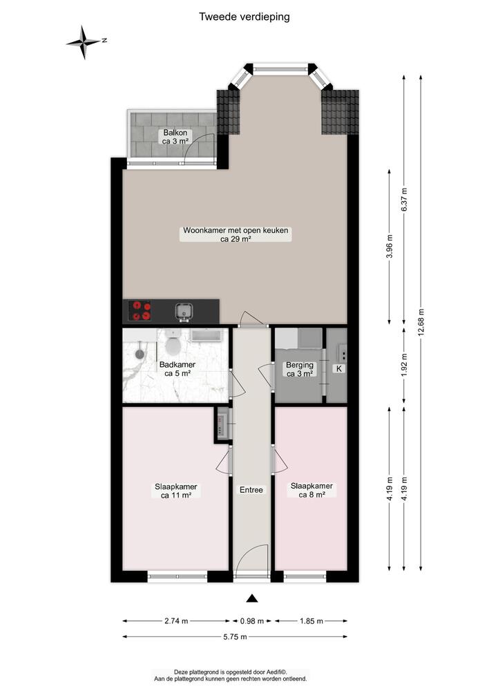Content Hofstede 23, 9401 GC Assen - € 225.000 k.k. - Boekholt & partners makelaars Assen