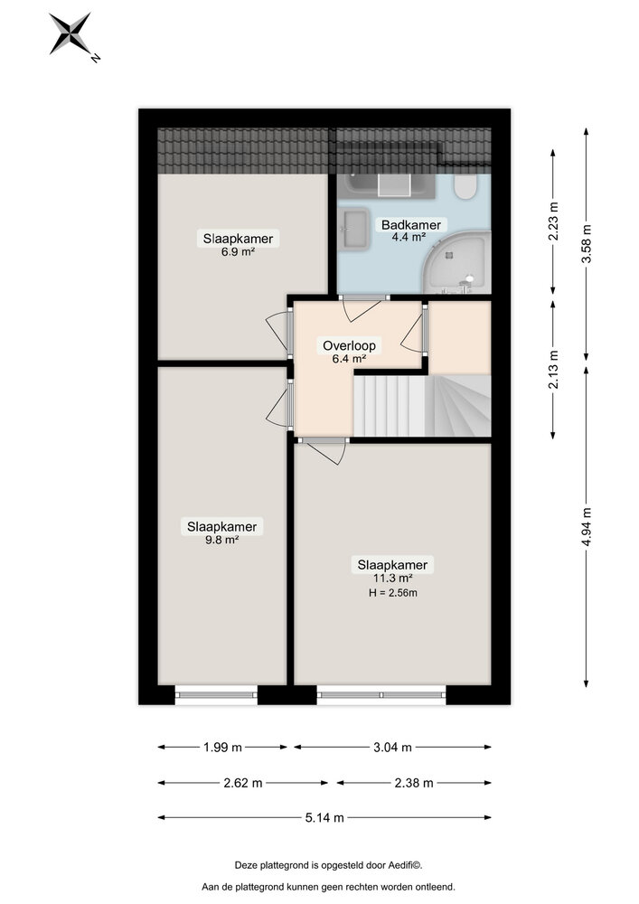 Muddegoorn 34, 9403 NJ Assen - € 295.000 k.k. - Boekholt & partners makelaars Assen